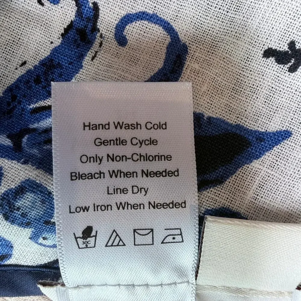 Coldwater Creek Reversible Navy Eyelet Floral Jacket 10 - Picture 7 of 14